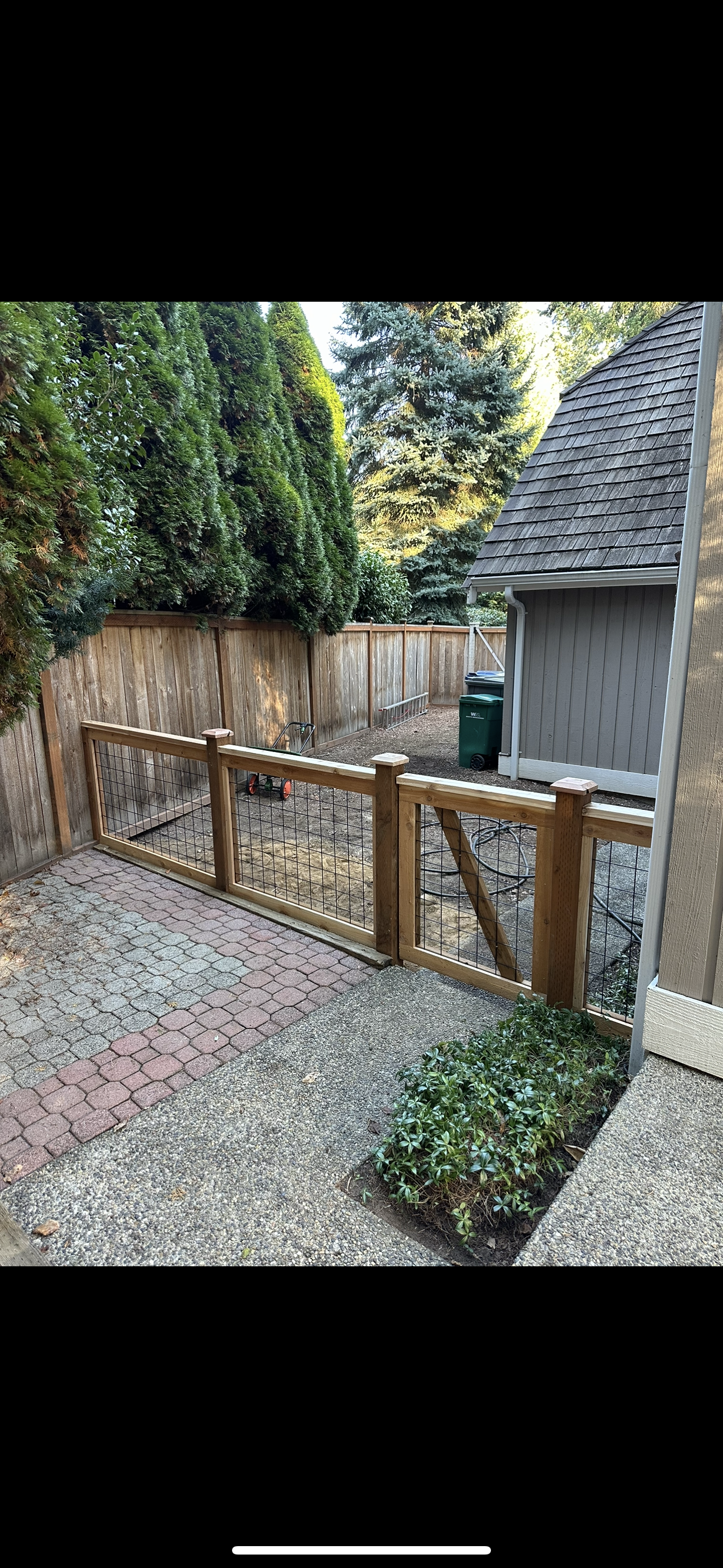 Gate and side yard fence